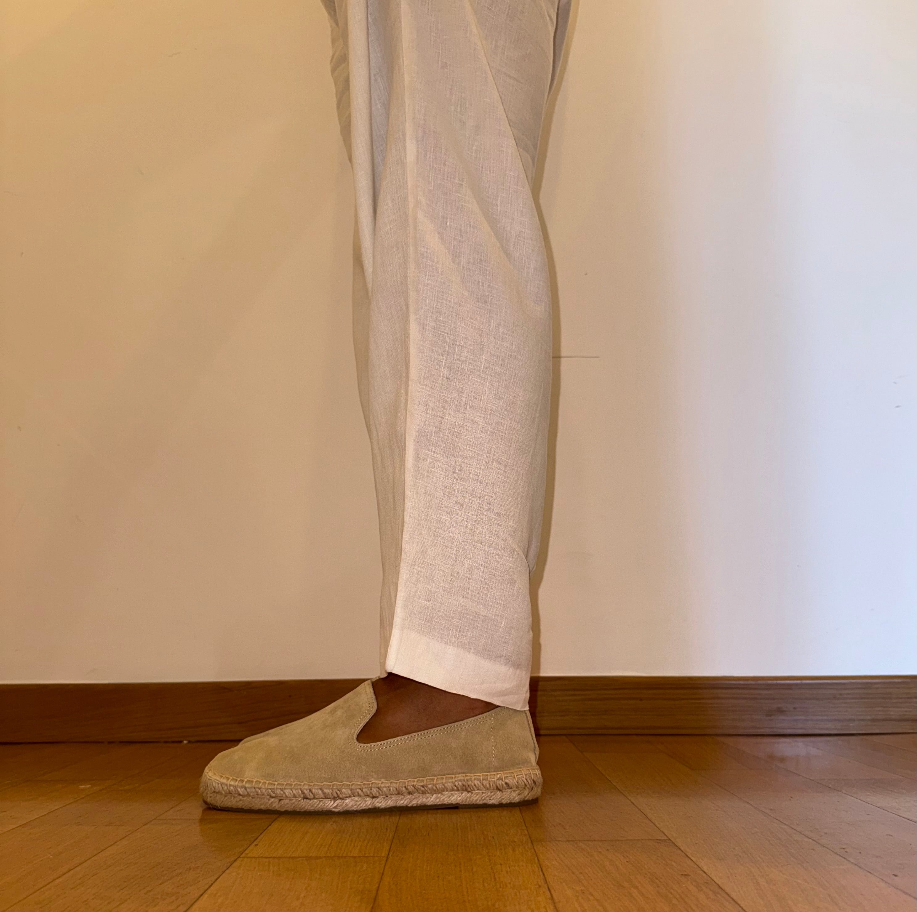 Cristal- Espadrillas Uomo in pelle scamosciata